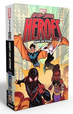 Marvel After-School Heroes Ready for Action! (Boxed Set): Miles Morales Untangles a Web; Ghost-Spider's Unbreakable Mission; Shuri Takes Control; Rept