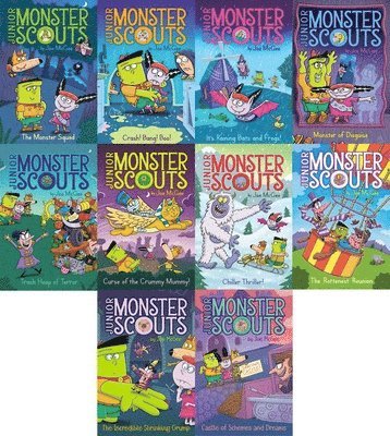 bokomslag The Junior Monster Scouts Tiny-But-Terrifying Collected Set: The Monster Squad; Crash! Bang! Boo!; It's Raining Bats and Frogs!; Monster of Disguise;