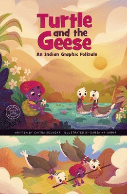 bokomslag Turtle and the Geese: An Indian Graphic Folktale