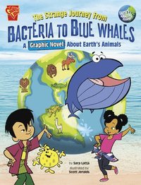 bokomslag The Strange Journey from Bacteria to Blue Whales: A Graphic Novel about Earth's Animals