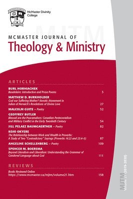 bokomslag McMaster Journal of Theology and Ministry