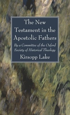 bokomslag New Testament in the Apostolic Fathers