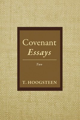 bokomslag Covenant Essays