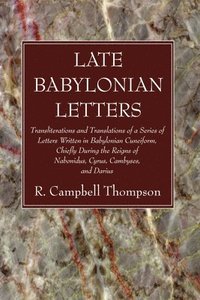 bokomslag Late Babylonian Letters