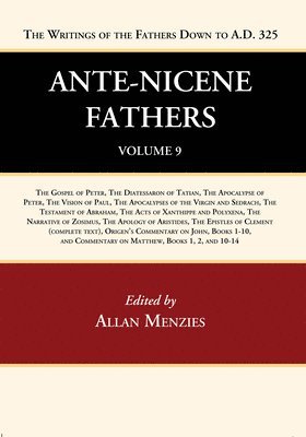 bokomslag Ante-Nicene Fathers