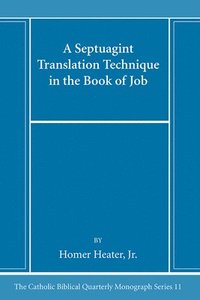 bokomslag A Septuagint Translation Technique in the Book of Job