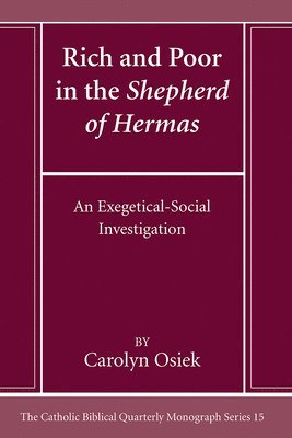 bokomslag Rich and Poor in the Shepherd of Hermas