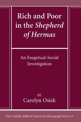 Rich and Poor in the Shepherd of Hermas 1