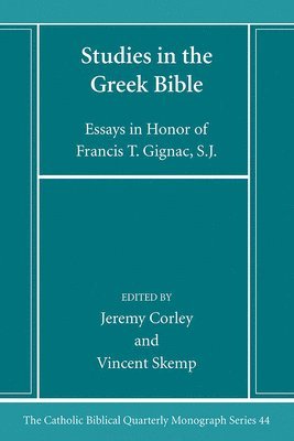 Studies in the Greek Bible 1