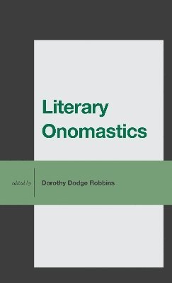 Literary Onomastics 1