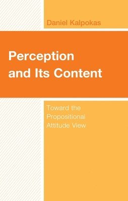 bokomslag Perception and Its Content