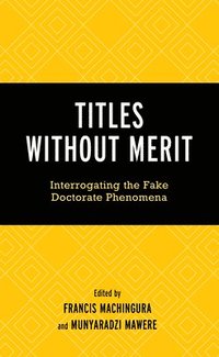 bokomslag Titles Without Merit