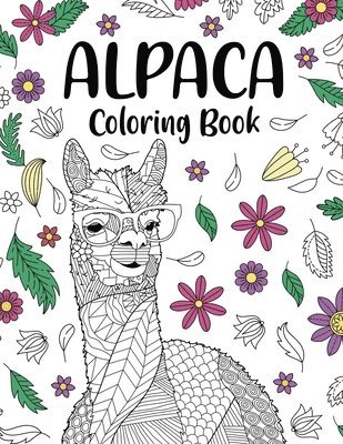 Alpaca Coloring Book, Häftad