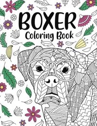 bokomslag Boxer Dog Coloring Book