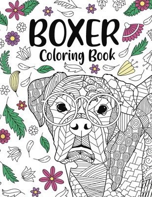 Boxer Dog Coloring Book 1