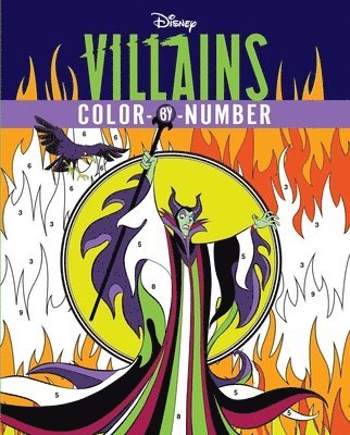 Disney Villains Color-By-Number 1