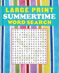 bokomslag Large Print Summertime Word Search