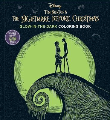 Editors of Thunder Bay Press - Disney Tim Burton's the Nightmare Before Christmas Glow-in-the-dark Coloring Book, Häftad