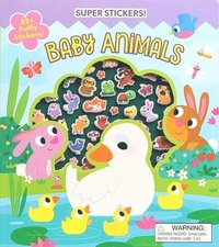 bokomslag Super Puffy Stickers! Baby Animals