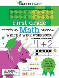 bokomslag Ready to Learn: First Grade Math Write & Wipe Workbook with Popper