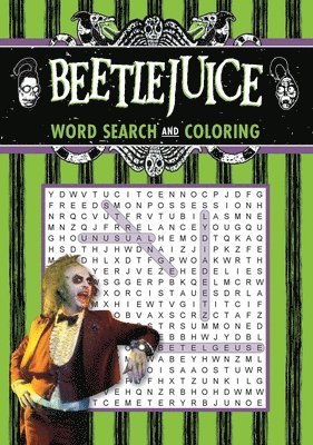 bokomslag Beetlejuice Word Search and Coloring