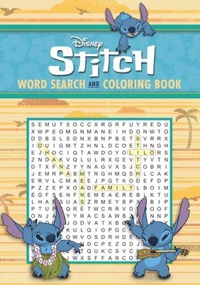 Disney Stitch Word Search and Coloring Book 1