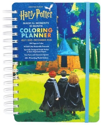 2026 Harry Potter Magical Moments 18-Month Coloring Planner