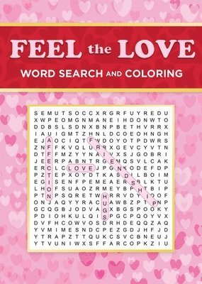 bokomslag Feel the Love Word Search and Coloring