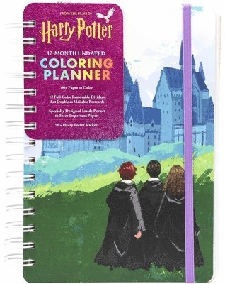 Editors of Thunder Bay Press - Harry Potter 12-Month Undated Coloring Planner, Häftad
