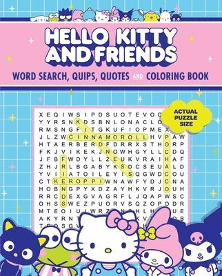 Editors of Thunder Bay Press - Hello Kitty and Friends Word Search, Quips, Quotes, and Coloring Book, Häftad