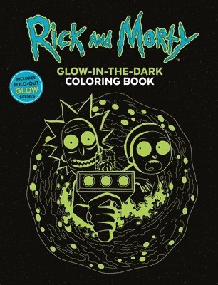 Rick and Morty Glow-in-the-Dark Coloring Book