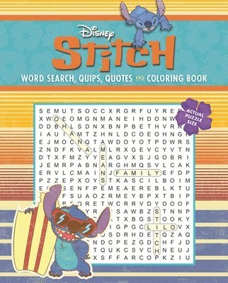 Disney Stitch Word Search, Quips, Quotes and Coloring Book