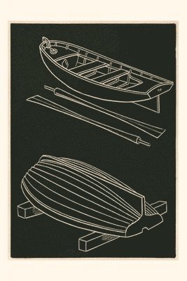 Vintage Journal Rowboats and Oars 1