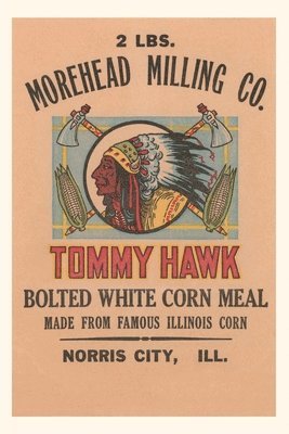 Vintage Journal Cornmeal Sack Label 1