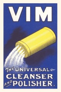 bokomslag Vintage Journal Vim Cleanser Advertisement