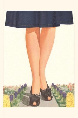 Vintage Journal Legs of Giantess in Garden 1