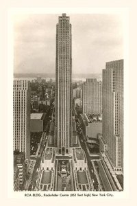 bokomslag Vintage Journal RCA Building, Rockefeller Center, New York City