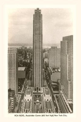 Vintage Journal RCA Building, Rockefeller Center, New York City 1