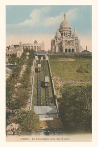 bokomslag Vintage Journal Funicular Railway to Sacre Coeur Church