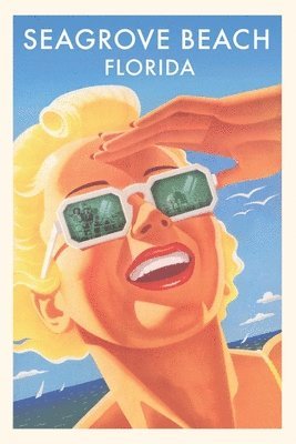 Vintage Journal Seagrove Beach, Woman in Sunglasses 1