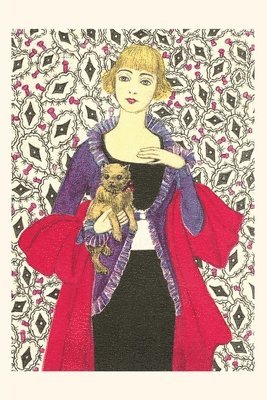 Vintage Journal Bemused Woman with Cairns Terrier 1