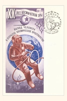 Vintage Journal Russian Cosmonaut on Space Walk 1