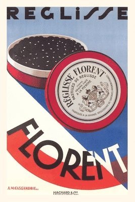 Vintage Journal Poster for Florent Pastilles 1