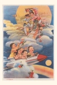 bokomslag Vintage Journal Japanese Babies in Rocketship