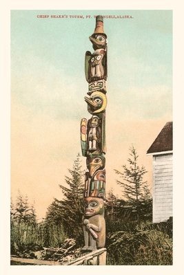 Vintage Journal Chief Shake's Totem, Ft. Wrangell, Alaska 1
