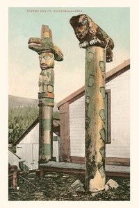 bokomslag Vintage Journal Totem Poles, Ft. Wrangell