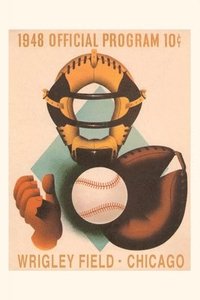 bokomslag Vintage Journal Wrigley Field Poster with Phantom Catcher