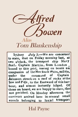 bokomslag Alfred Bowen Alias Tom Blankenship