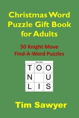 bokomslag Christmas Word Puzzle Gift Book For Adul