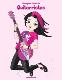 bokomslag Livro Para Colorir De Guitarristas